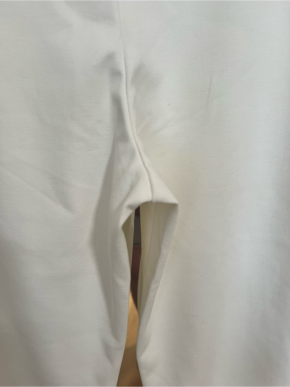 Women with Control Cream Boot Cut Ponte Pants - Picture 3 of 5